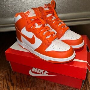 Nike Dunk high Syracuse GS size 6.5Y